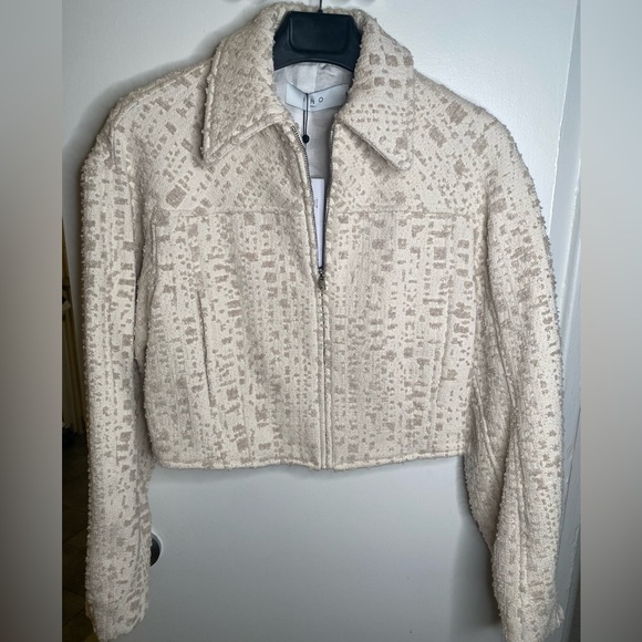 NWT IRO LEONI CROPPED JACKET Size FR 34 (XS/S) $545 - Picture 6 of 16